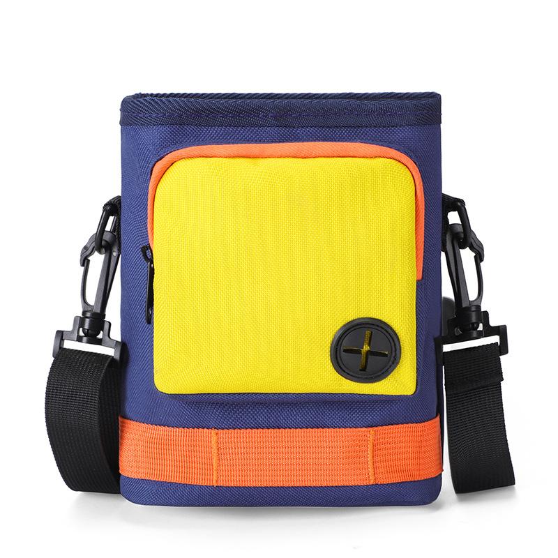 New Portable Dog Training Waist Bag Crossbody Bag Outdoor Travel Puppy Treat Pouch Dispenser Pet Snack Bag for Walking