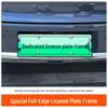 Compatible with 2025 Trumpchi S9: New Energy Vehicle Full Cover Green License Plate Frame, for New Regulations.