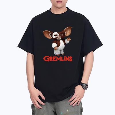 Vente chaude T-shirt oversize graphique Gremlins Gizmo 100% Coton Homme Femme manches courtes t-shirts Été Vêtements imprimés unisexes