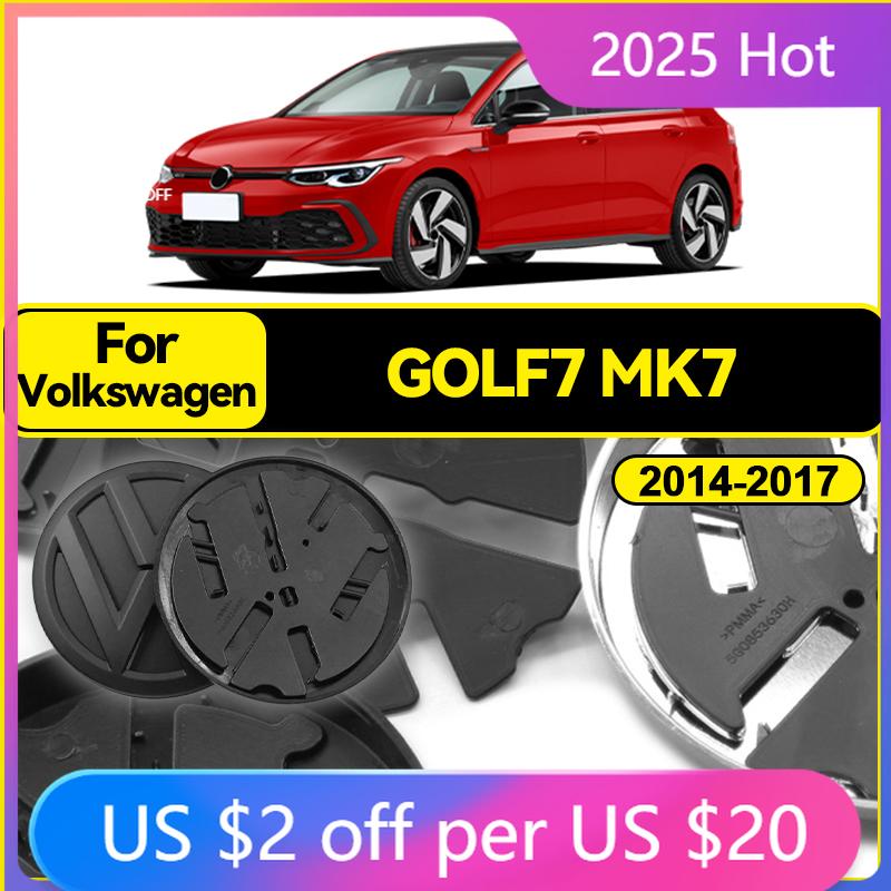 BGK1 GOLF 4 5 6 7 Hot 2026 For VW VOLKSWAGEN Volkswagen Badge 5G0853601 5G0853630H Car Front Bonnet Grill Rear Trunk Emblem Logo Badg EQ3