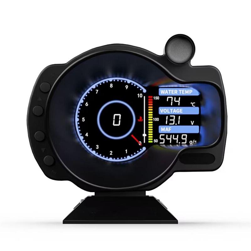 NEW-OBDII Meter Dashboard Speed Digital Display, RPM, Water Temperature, Voltage Gauge OBD2 Head Up Display For Car