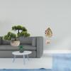 Artificial Bonsai Tree Greenery Collection Faux Plant Sculpture Metal Statue Shaped Figurine Crafts