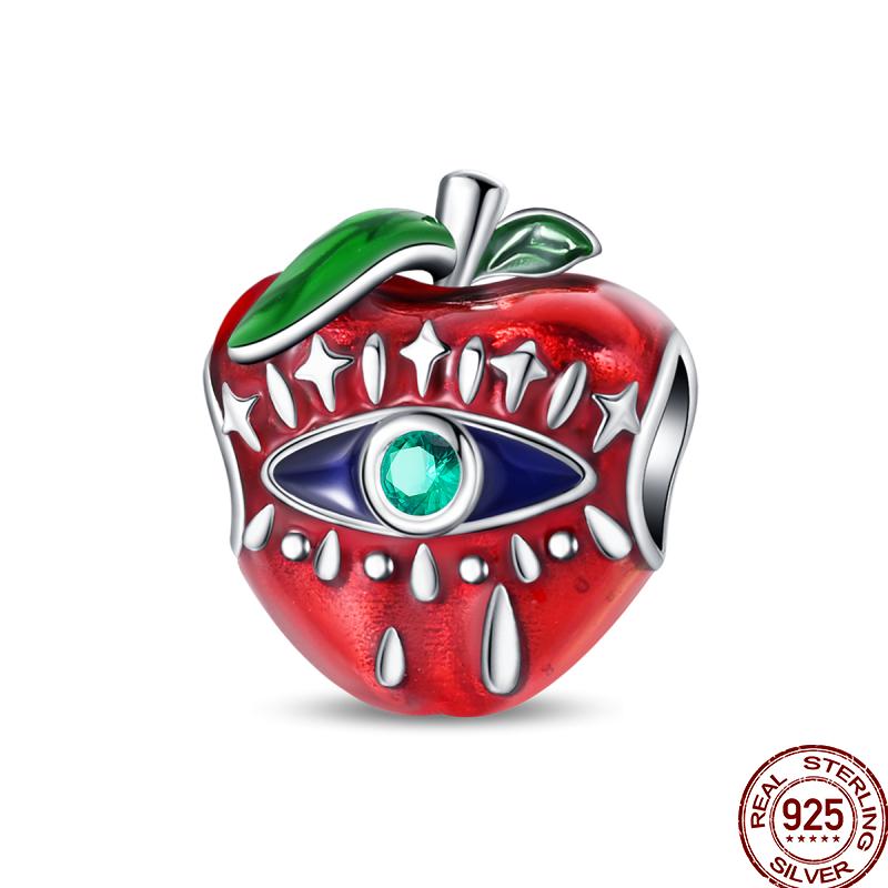 Luminous Firefly Star Moon Cherry Catcopper Pendant Beads 3Mm Diy For Women Exquisite Jewelry Making Gift