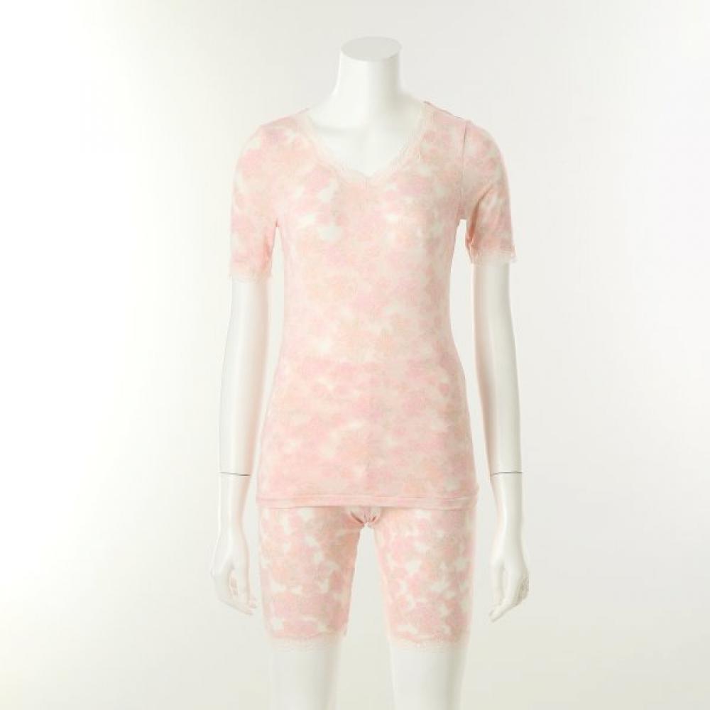 Wacoal Women S Burnout Print Short Sleeve Running Wlg2620a Pink/85