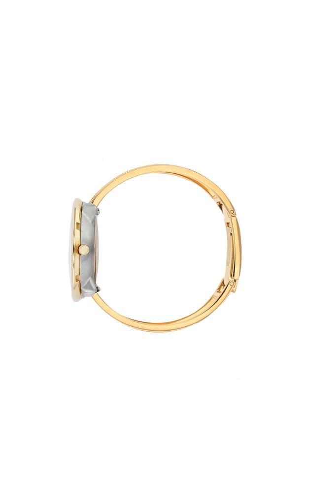 ARNE JACOBSEN BANKERS 53113-1419 30mm Watch, Nordic Design, Water Resistant (Quiet Design with No Second Hand), White Gold Bangle Strap