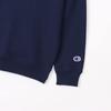 Champion Long Sleeve Crew Neck USA Script Size 120 Kids' Sweatshirt, 100% Cotton, Logo, Navy, (CK-Y002)