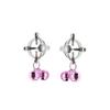 Nipple Clamp Sexy Chain with Diamond Crystal Decoration Adult Supplies Couple Passion Sex Tools Alternative Climax Bed