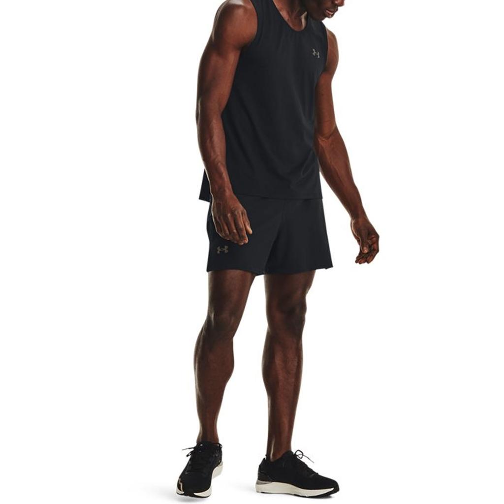Under Armour Pure Color Markenlogo Sportshorts Herren Unterteile Schwarz 1376509-001