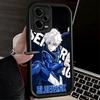 Phone Case for Xiaomi Redmi Note 15 14 13 Pro Plus Blue L-Lock Nagi Seishiro Shell 12S 11 11S 11T 5G 14S Soft Silicone Funda