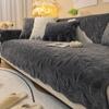 Cuscino per divano spesso Four Seasons con motivo a foglie, bordo ondulato squisito, asciugamano per divano, decorazione per la casa, soggiorno, atmosfera, fodera morbida