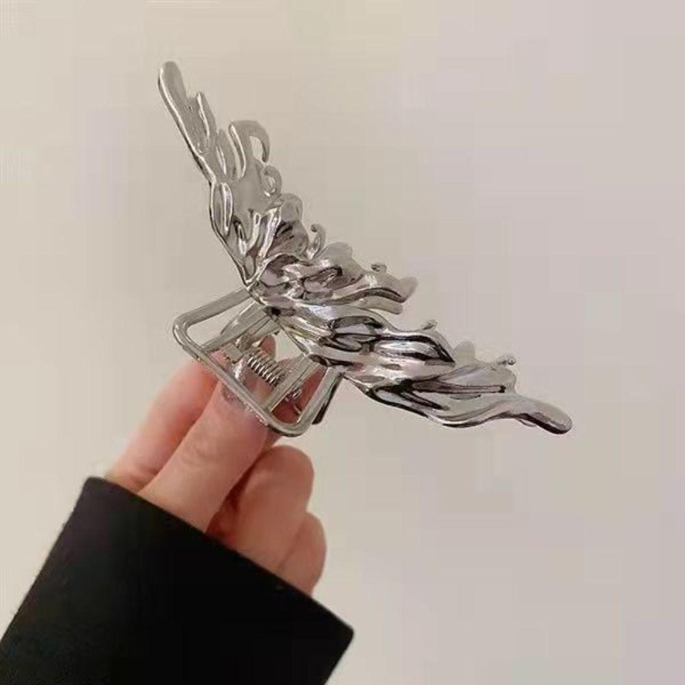 Hollow Design Hollow Hairpins Metal Material Hair Barrettes Metal Hair Claw  Daily Hair Styling