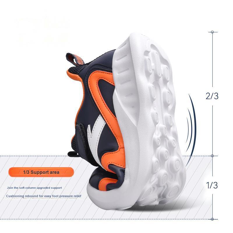 Anta Kids Non-Slip Shock Absorbing Low-Top Running Shoes Kids sneaker Dark-Navy A312345568H-6