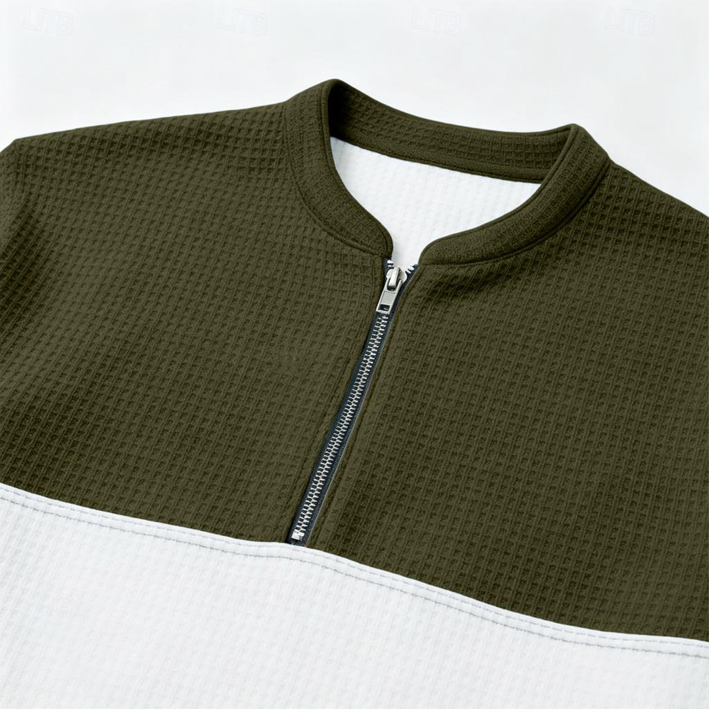 Men's Casual Knit Long Sleeve T-Shirt with, Everyday Pullover