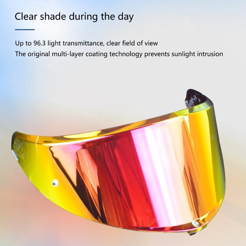 Náhradní čočky čelního skla helmy na motocykly pro K6 9-barevné stínění helmy