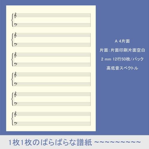 Notový sešit pro začátečníky na klavír, formát A4, 50 jednostranných listů, hudební vzdělávací materiál pro samostudium, se stranami s notovou osnovou a Pi