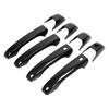8pcs Carbon Fibre Style Door Handle Cover Trim Replacement for Jeep Patriot Grand Cherokee Durango