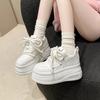 Fashion Hot Sales 8.5CM High Platform Sneakers Women Casual Sport Shoes Autumn Vulcanized Skateboard White Shoes Woman Chaussures Femme