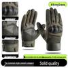 Men's Full-Finger Outdoor Tactical Gloves - Cut-Resistant, Wear-Resistant for Motorcycle Riding & Combat