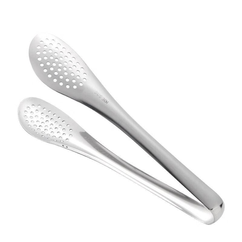 Zhishi 304 Stainless Steel BBQ & Food Tongs