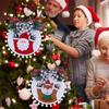 Christmas Tree Garland Pendant Soft Comfortable Pendant with Lanyard for Christmas Party Room Decoration