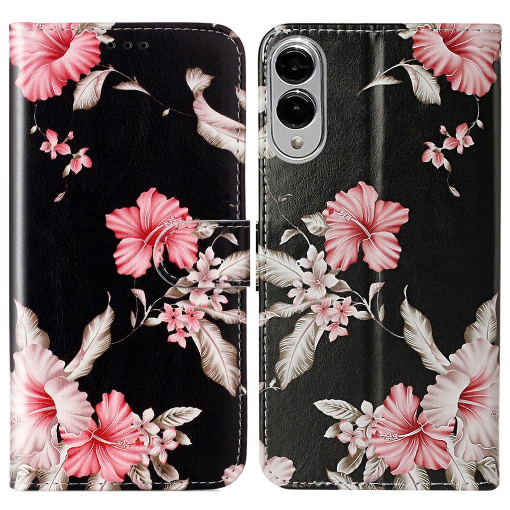 For Samsung Galaxy S25 Edge Case Pattern PU Leather Flip Phone Cover
