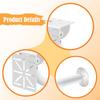 And Universal Mounting Bracket for Security Camera, CCTV Dome Camera Mount, Ideal Garden, Lawn,