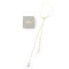 Grande Collana Vivienne Westwood Choker di Perle Rotte con Strass oro Usato