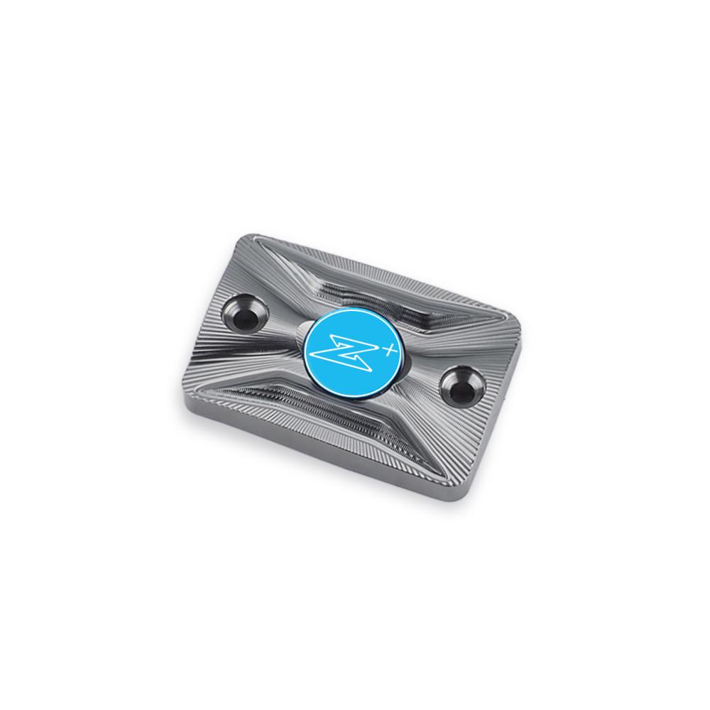 

For SYM JOYMAX Z+ Brake Fluid Cap Master Cylinder Reservoir Front Brake Fluid Tank CNC Oil Cup Cap Motorcycle Accessories 2 pcs Titanium