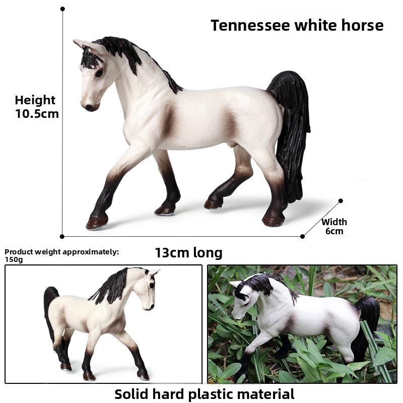 Wild Animal Model Kids Educational Toy Plastic Horse Figurine For Children Play