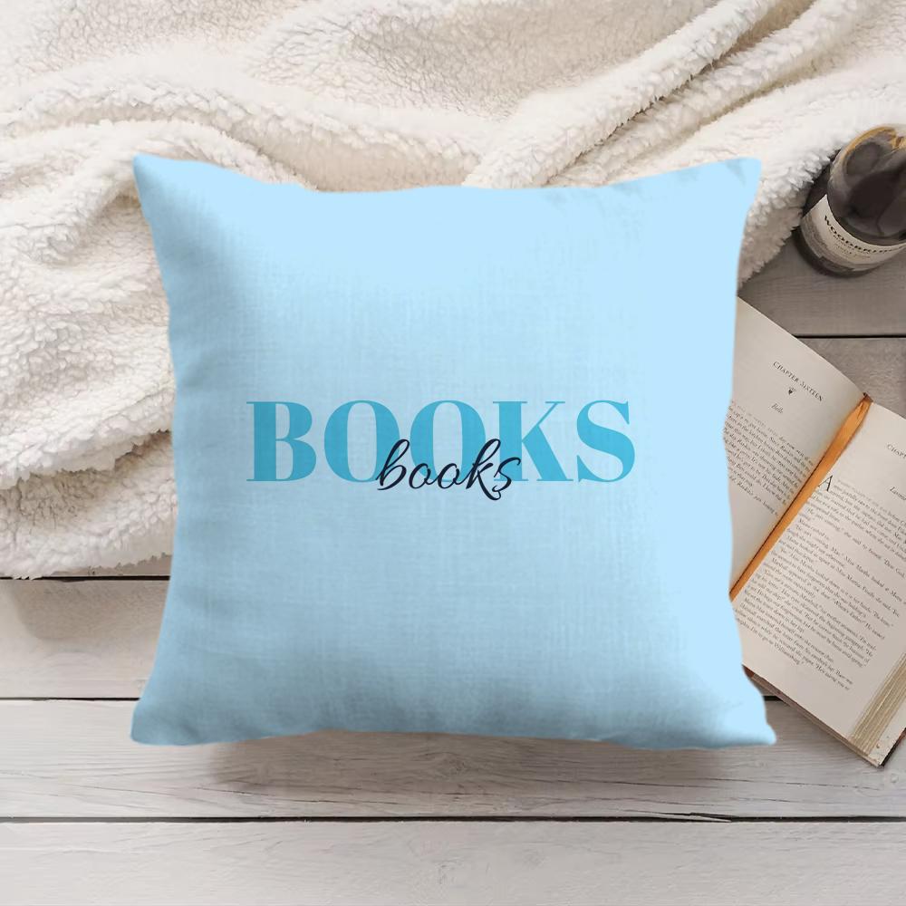 Simplicity Pattern Love Cushion Cover Silky Short Plush Invisible Zipper Dustproof Sofa Pillow Case For Home Decor