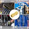 Brass Brass Compression Fitting Straight Straight Coupling Coupling Tube Fitting Connector