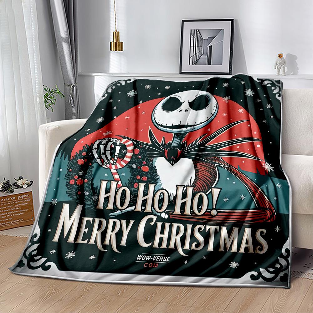 Christmas Nightmare Blanket Soft & Cozy Great for Picnics Bedding Bed All-Season Use Modern Style Unique Gift for Family and Friends Camping
