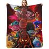 TROLLS WORLD TOUR () Throw Blanket Cozy Warm Blanket for Bed Room Decor