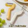 Ergonomic Handle 2-in-1 Fruit Peeler Rotatable Carrot Grater Multifunctional Peeler  Cucumber