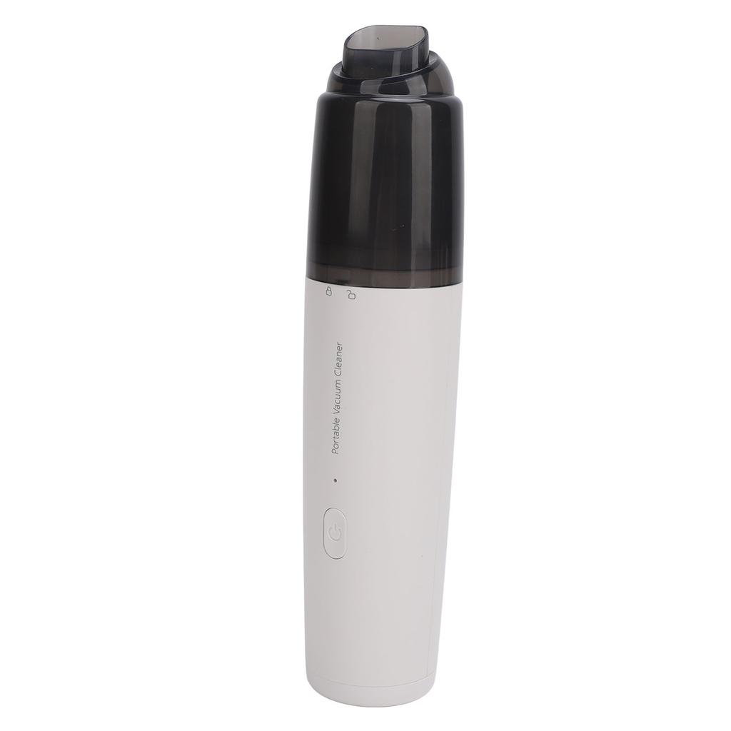 Car Vacuum Cleaner 2 Suction Gears Efficient Filtration High Power Handheld Vacuum Cleaner White
