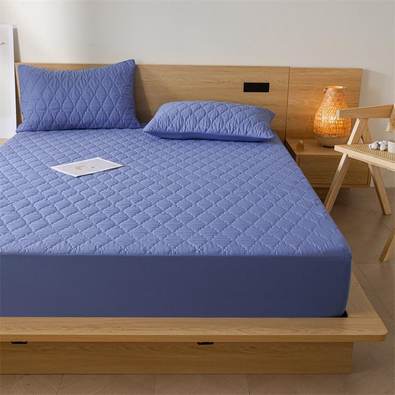 

JOYBLISS 1 шт. 3D Воздушная Ткань Толстый Наматрасник, 100% Водонепроницаемый Защитник Матраса, Мягкая и Дышащая Простыня на Резинке (Нет наволочки) 180x200x30cm синий