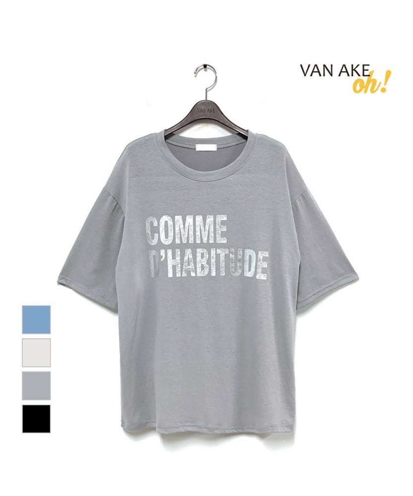 VANAKE Comme Short Sleeve T-Shirt_Ob15Tsme03Z