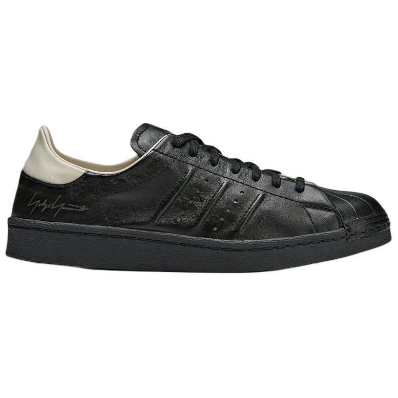 Y-3 Leather Versatile Non-Slip Low-Top Sneakers Unisex Sneakers Black IH5770