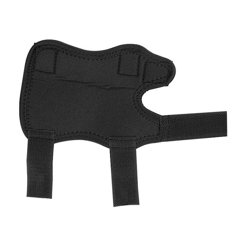 Black Anti-Slip Thickened Underarm Cane Pad with Shock Absorption for Elderly Walking Aid