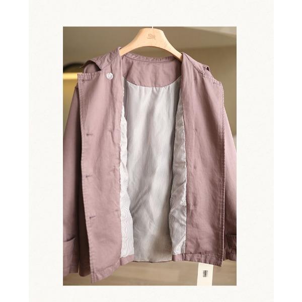 Neformální volná větrovka pro ženy jaro a podzim s klopovým límcem ve větších velikostech, oblečení pro matku středního věku