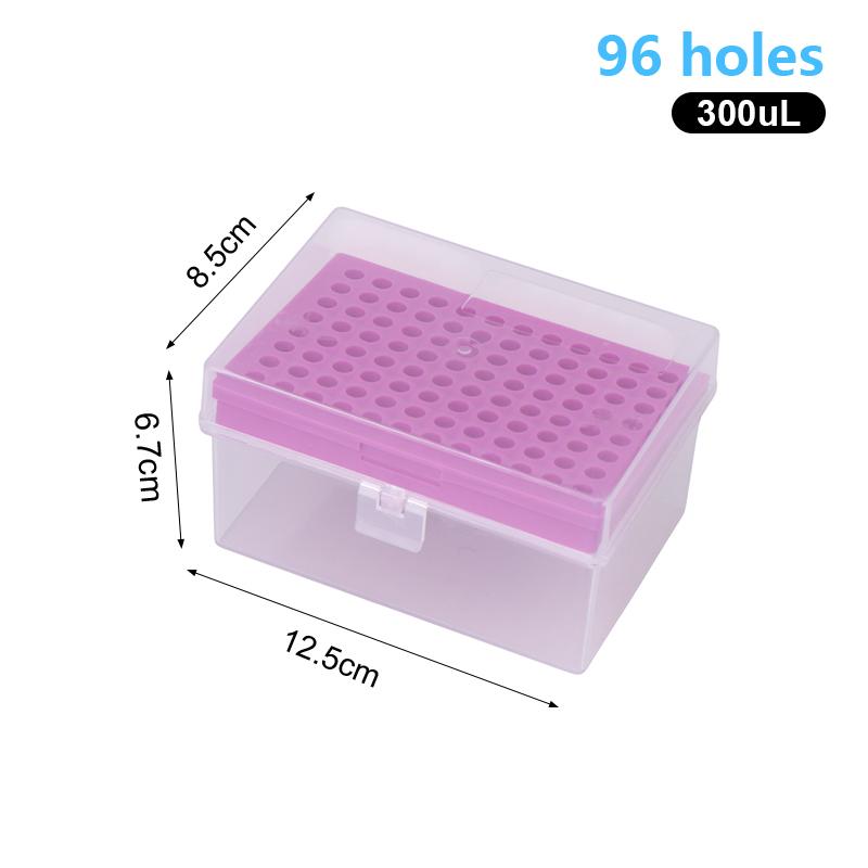10Ul/200Ul/1Ml/5Ml/10Ml Plastic Laboratory Pipettor Tip Box For Experiment Pipette Tip Holder Box Micropipette Plastic Box