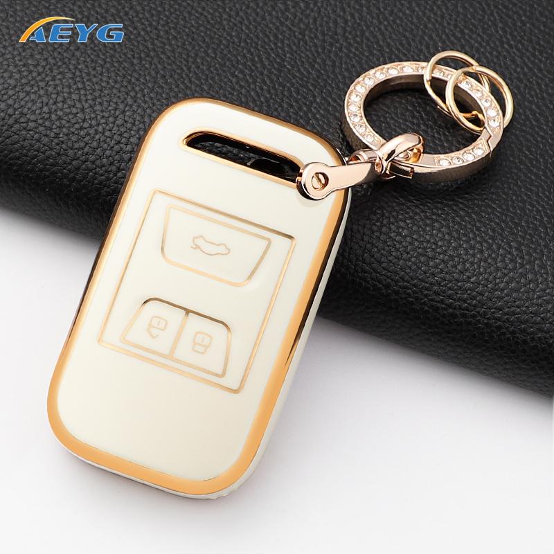 Tpu Car Remote Key Cover Case Shell Fob For Chery Tiggo 3 5X 4 8 Glx 7 Arrizo Tiggo 8 Keychain Protective Accessories