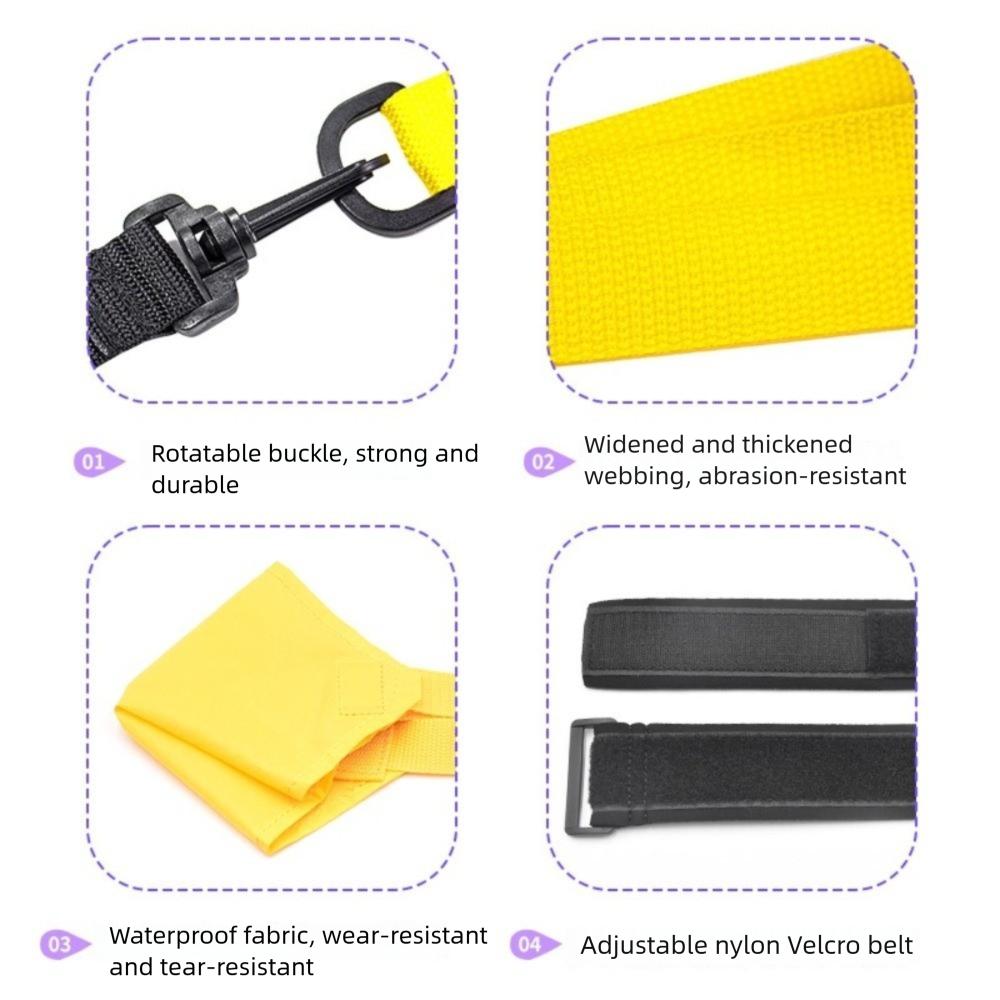 Wear Resistant Pool Workout Equipment for Adults Adjustable Belt Swim Resistance Belt  Pool Workout