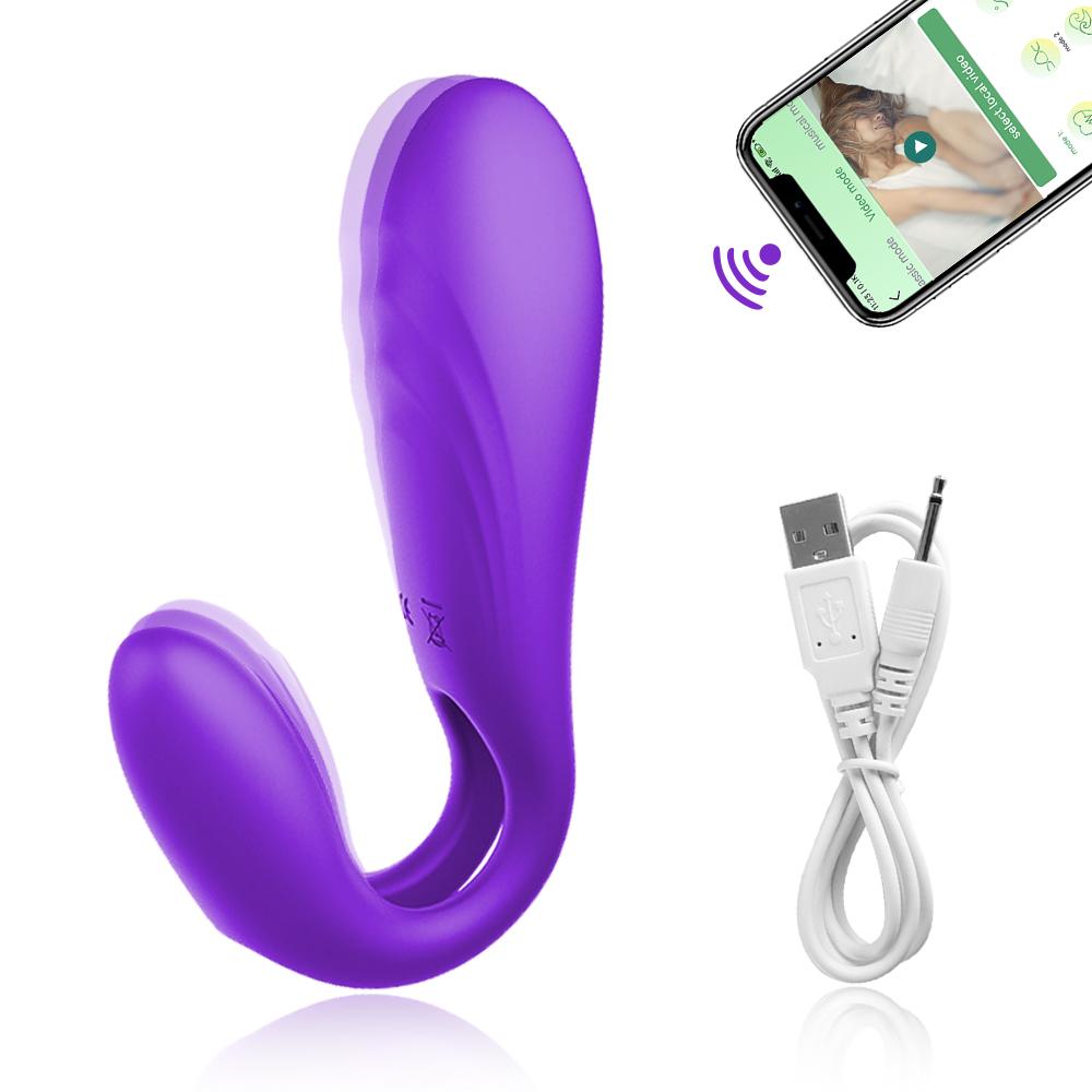 Bluetooth APP Control Dildo Vibrator Weibliche G-punkt Klitoris Stimulator Tragbare Höschen Erwachsene Waren Sex Spielzeug für Frauen Paar