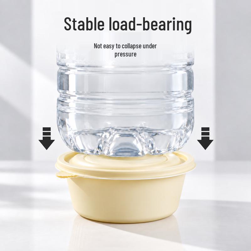 Eco-Friendly Corn Starch Disposable Round Bowls