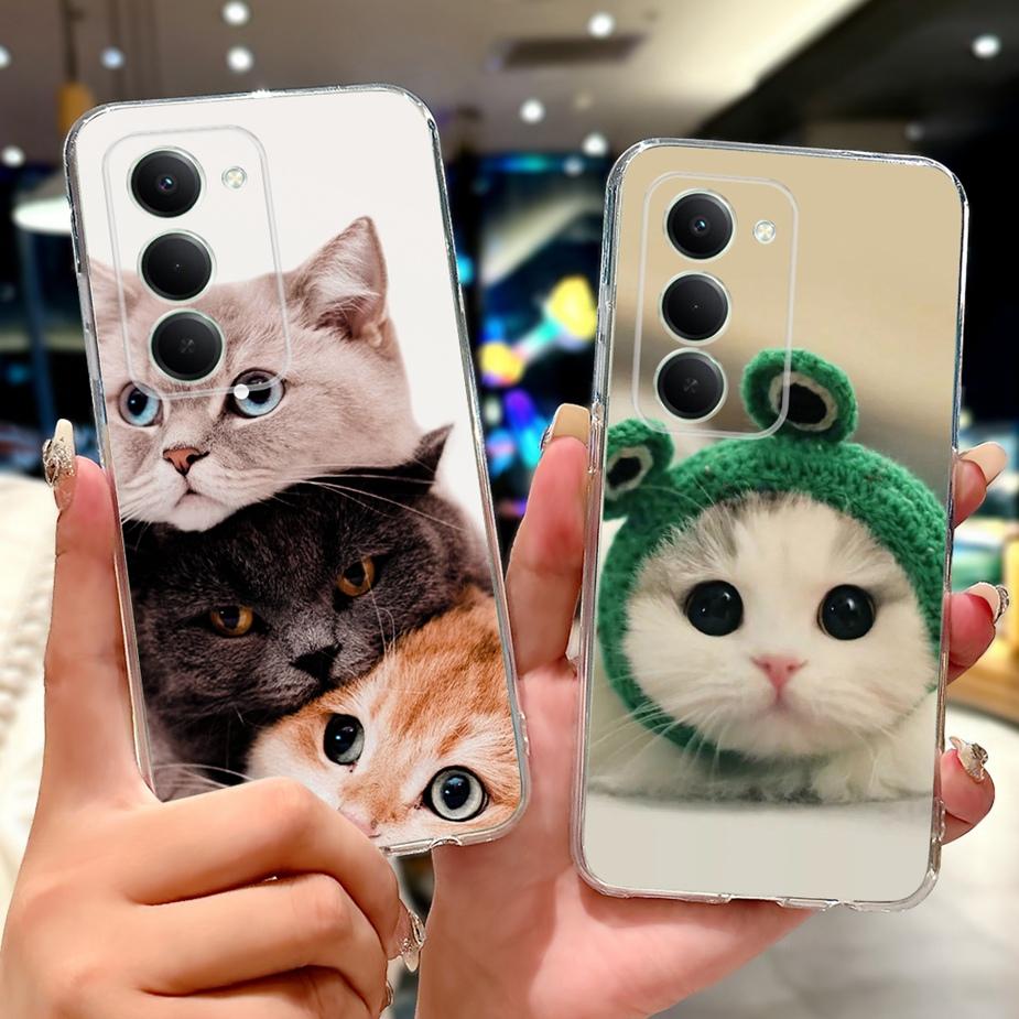 For Xiaomi Redmi 15 5G Case Cute Cat Luxury Painted Cover 6.9'' Soft Slim Phone Case For Xiaomi Redmi 15 Redmi15 4G Fundas Coque