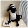 Shaun the Sheep Plush Backpack Cartoon Character School Bag Large Capacity 50x25x10cm