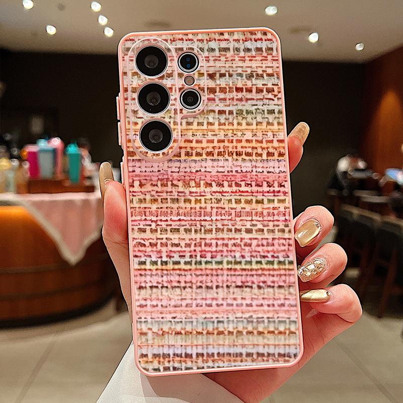 

Carbon Fiber Weave Pattern Magnetic Phone Case For Samsung Galaxy S26 S25 S24 Ultra S25 S23 FE A57 A56 A37 A17 A55 A26 A36 Cover Galaxy S26 Edge