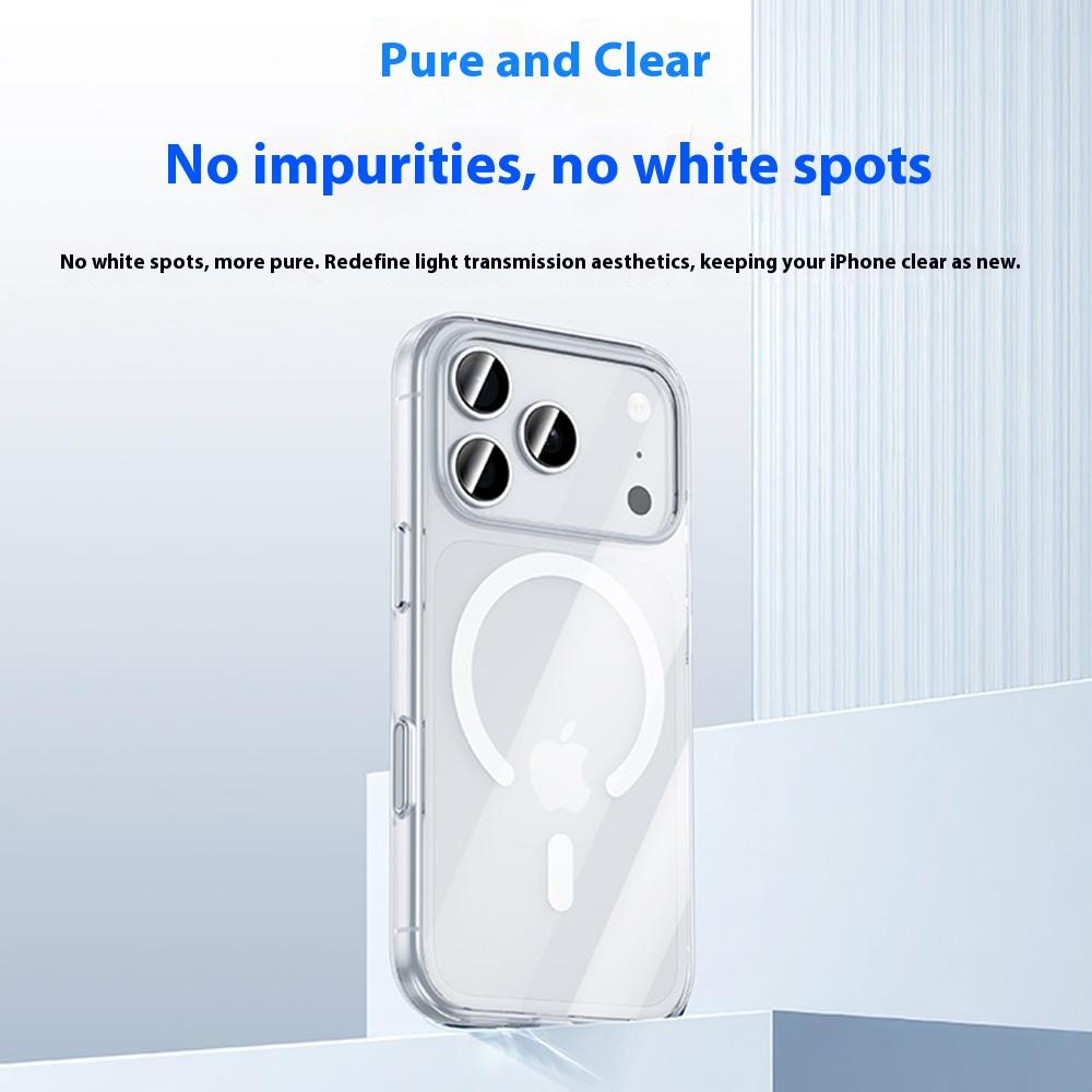 BENKS For iPhone 17 Pro Magnetic Case TPU PC Clear Phone Cover Compatible with MagSafe