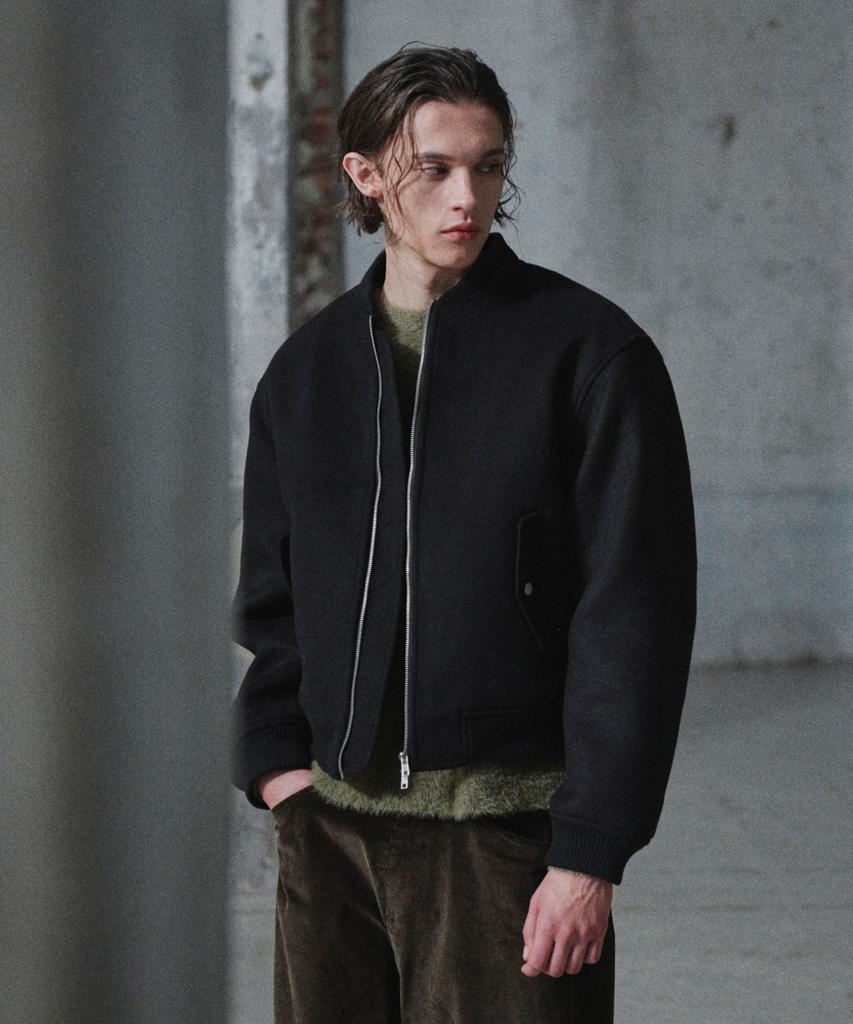 Glw Heavyweight Round Blouson Black